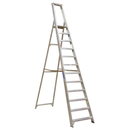 Aluminium Step Ladder 12-Tread Industrial BS 2037/1 | Pipe Manufacturers Ltd..
