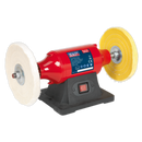 Bench Mounting Buffer/Polisher 200mm 550W/230V | Pipe Manufacturers Ltd..