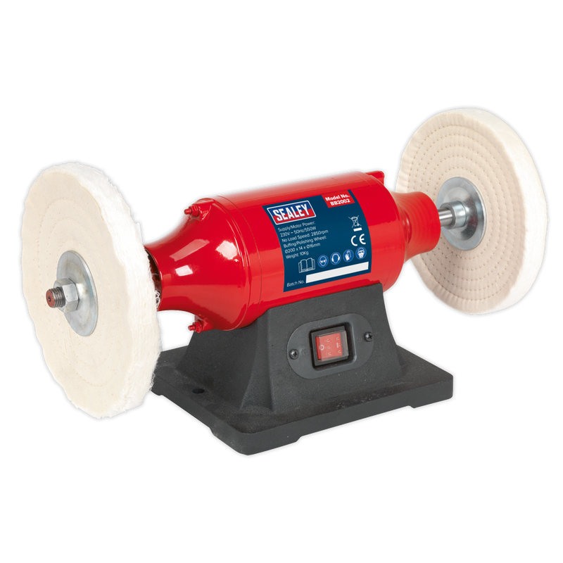Bench Mounting Buffer/Polisher 200mm 550W/230V | Pipe Manufacturers Ltd..
