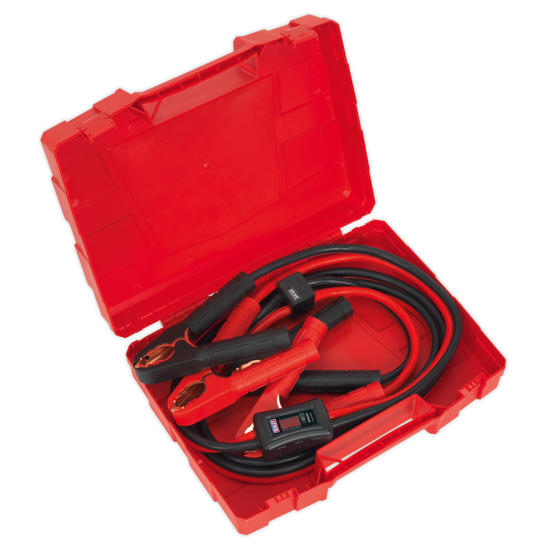 Booster Cables 25mm_ x 3.5m CCA 600A with Electronics Protection | Pipe Manufacturers Ltd..