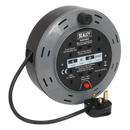 Cassette Type Cable Reel 10m 4 x 230V 1.00mm_ Thermal Trip | Pipe Manufacturers Ltd..