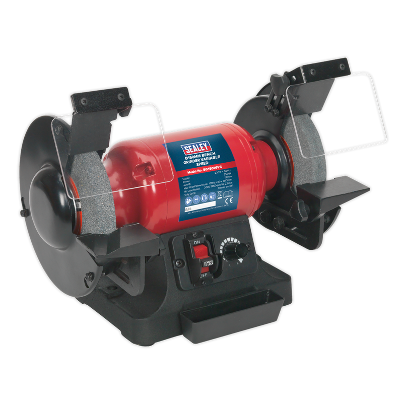 Bench Grinder ¯150mm Variable Speed | Pipe Manufacturers Ltd..