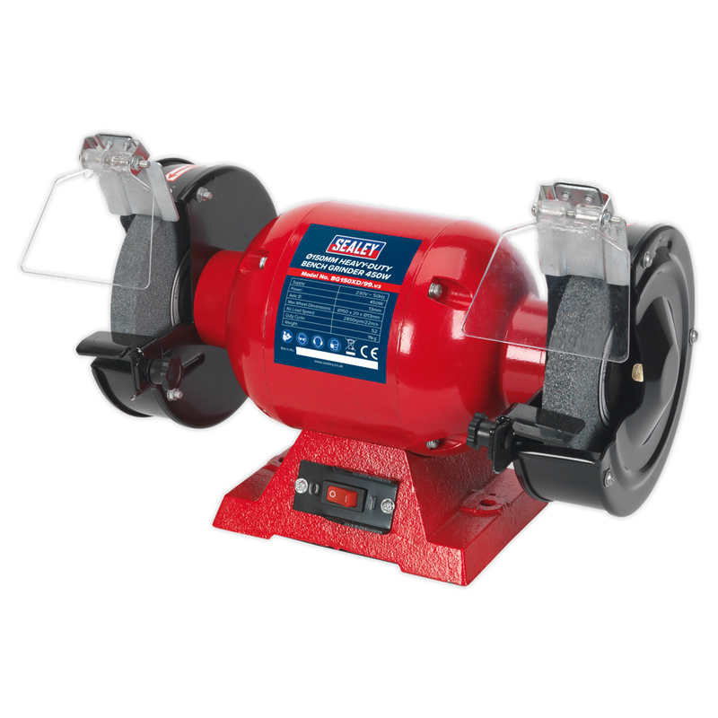 Bench Grinder ¯150mm 450W/230V Heavy-Duty | Pipe Manufacturers Ltd..