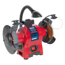 Bench Grinder ¯150mm & Wire Wheel Combination with Work Light 250W/230V | Pipe Manufacturers Ltd..