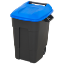 Refuse/Wheelie Bin 100L - Blue | Pipe Manufacturers Ltd..