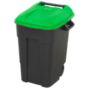 Refuse/Wheelie Bin 100L - Green | Pipe Manufacturers Ltd..