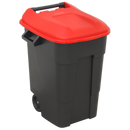 Refuse/Wheelie Bin 100L - Red | Pipe Manufacturers Ltd..