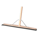 Rubber Floor Squeegee 24"(600mm) with Wooden Handle | Pipe Manufacturers Ltd..