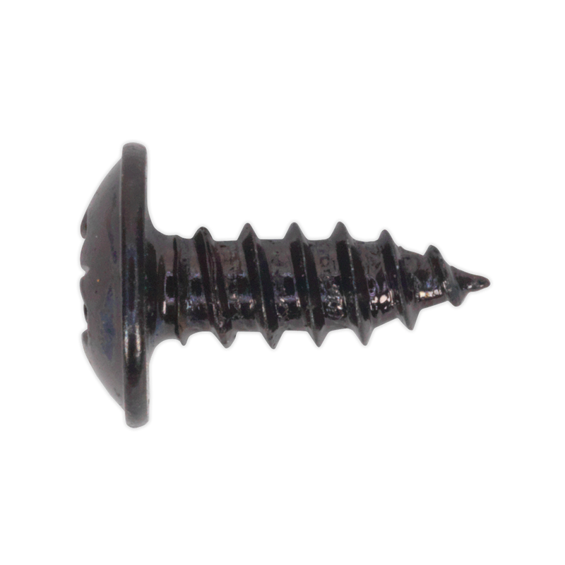 Self Tapping Screw 3.5 x 10mm Flanged Head Black Pozi BS 4174 Pack of 100 | Pipe Manufacturers Ltd..
