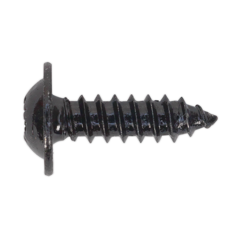 Self Tapping Screw 4.8 x 16mm Flanged Head Black Pozi BS 4174 Pack of 100 | Pipe Manufacturers Ltd..