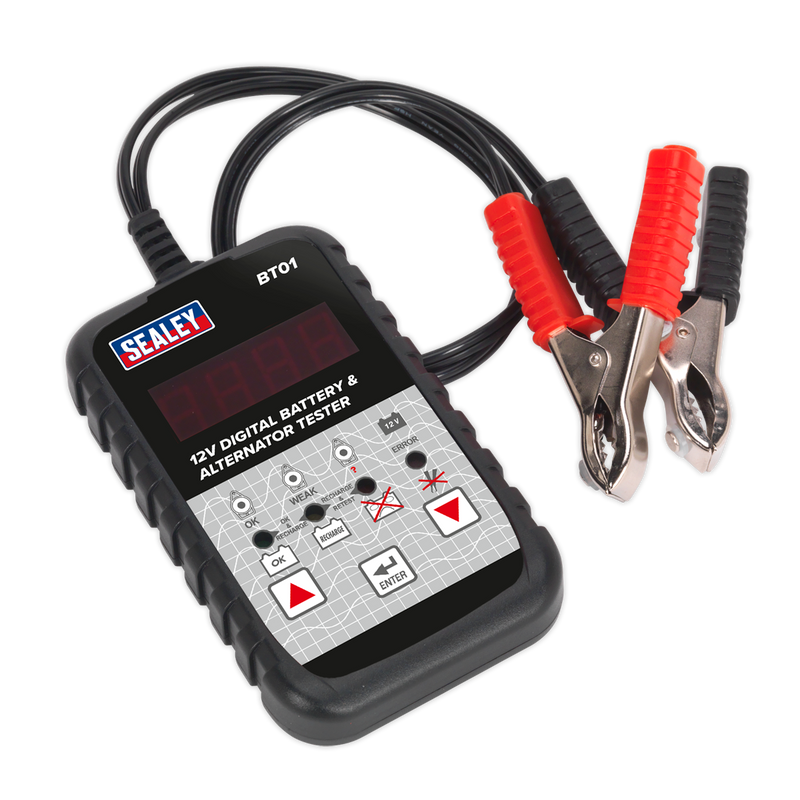 Digital Battery & Alternator Tester 12V | Pipe Manufacturers Ltd..