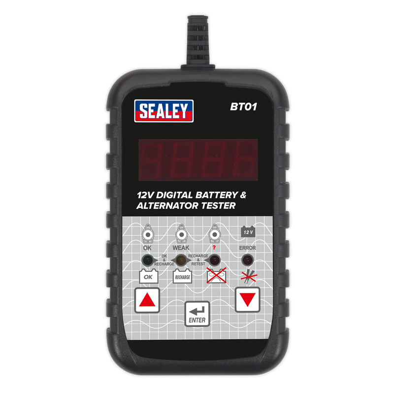 Digital Battery & Alternator Tester 12V | Pipe Manufacturers Ltd..