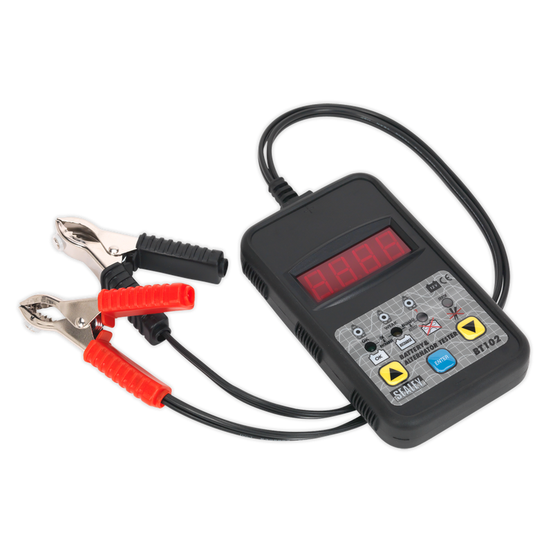 Digital Battery & Alternator Tester 12V | Pipe Manufacturers Ltd..