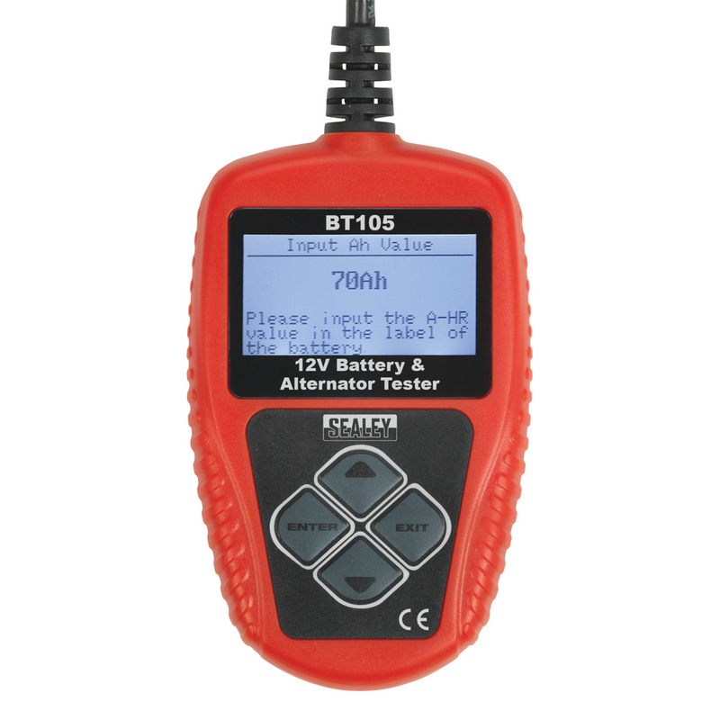 Digital Battery & Alternator Tester 12V | Pipe Manufacturers Ltd..