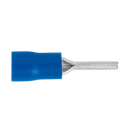 Easy-Entry Pin Terminal 12 x ¯1.9mm Blue Pack of 100 | Pipe Manufacturers Ltd..