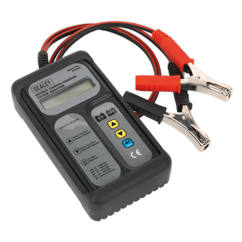 Digital Battery & Alternator Tester 6-12V Battery 6, 12, 24V Alternator | Pipe Manufacturers Ltd..