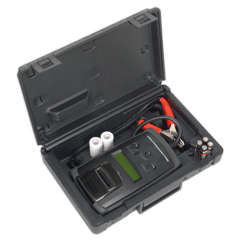 Digital Battery & Alternator Tester with Printer | Pipe Manufacturers Ltd..