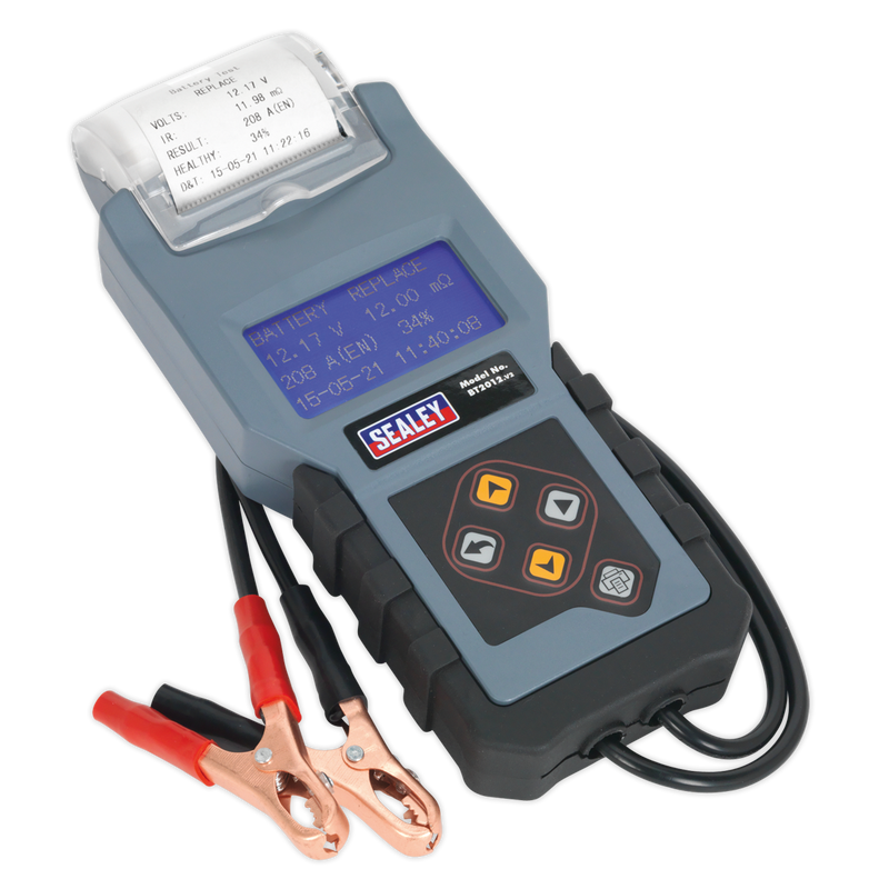 Digital Battery & Alternator Tester with Printer 12V | Pipe Manufacturers Ltd..