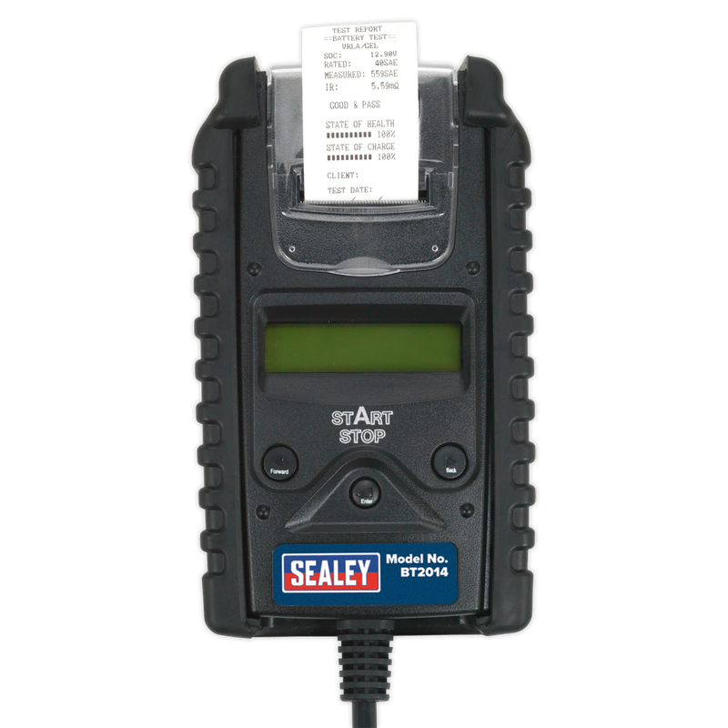 Digital Start/Stop Battery & Alternator Tester with Printer | Pipe Manufacturers Ltd..