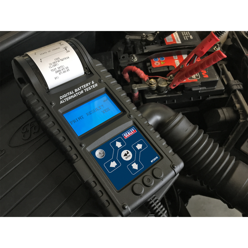 Digital Start/Stop Battery & Alternator Tester with Printer | Pipe Manufacturers Ltd..