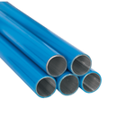 Aluminium Air Pipe ¯22mm x 3m Pack of 5 (John Guest Speedfit¨ - AL-RM220-3M-20B) | Pipe Manufacturers Ltd..