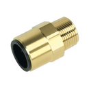 Straight Adaptor 22mm x 3/4"BSPT Brass (John Guest Speedfit¨ - MM012206N) | Pipe Manufacturers Ltd..