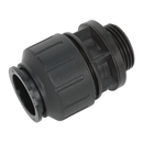 Straight Adaptor 28mm 1"BSP Pack of 2 (John Guest Speedfit¨ - PM012818E) | Pipe Manufacturers Ltd..