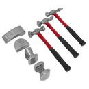 Panel Beating Set 7pc Drop-Forged Fibreglass Shafts | Pipe Manufacturers Ltd..