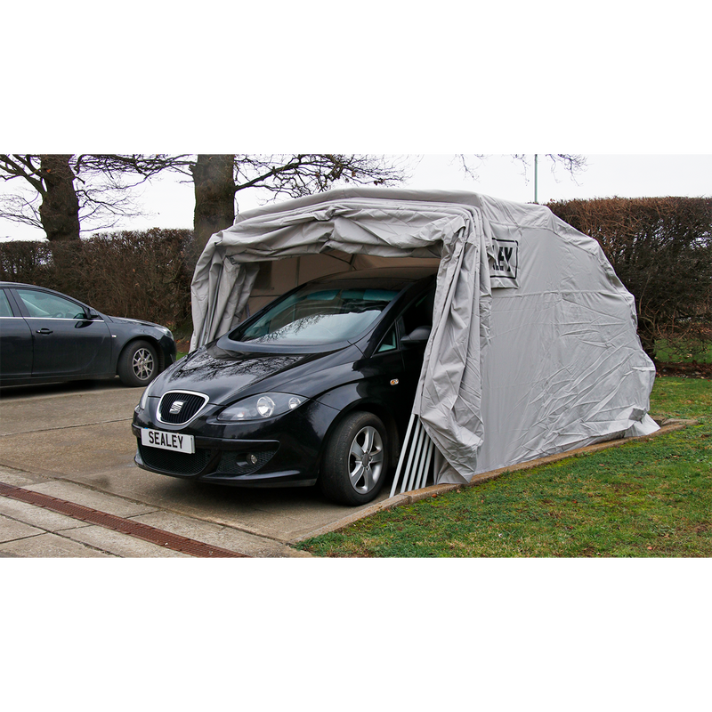 Vehicle Storage Shelter 2.7 x 5.5 x 2m | Pipe Manufacturers Ltd..