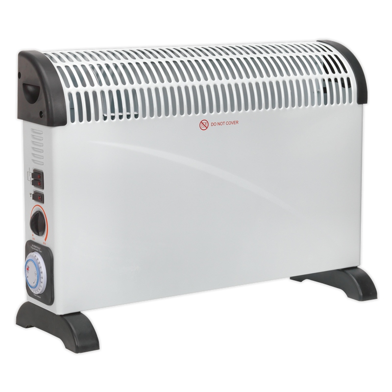 Convector Heater 2000W/230V with Turbo, Timer & Thermostat | Pipe Manufacturers Ltd..