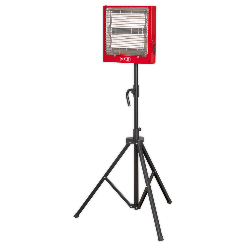 Ceramic Heater with Telescopic Tripod Stand 1.4/2.8kW 230V | Pipe Manufacturers Ltd..