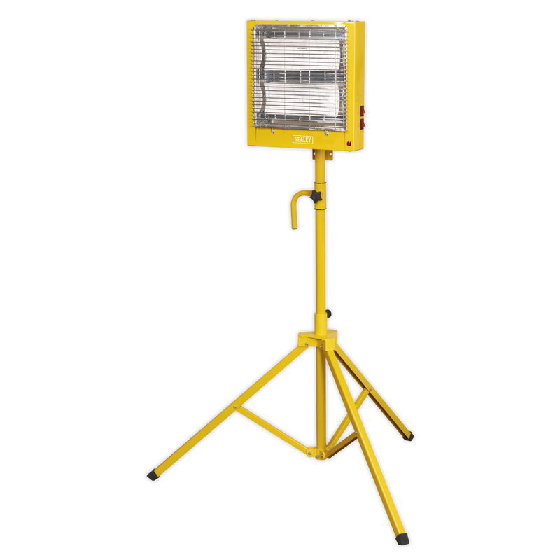 Ceramic Heater with Telescopic Tripod Stand 1.4/2.8kW 110V | Pipe Manufacturers Ltd..
