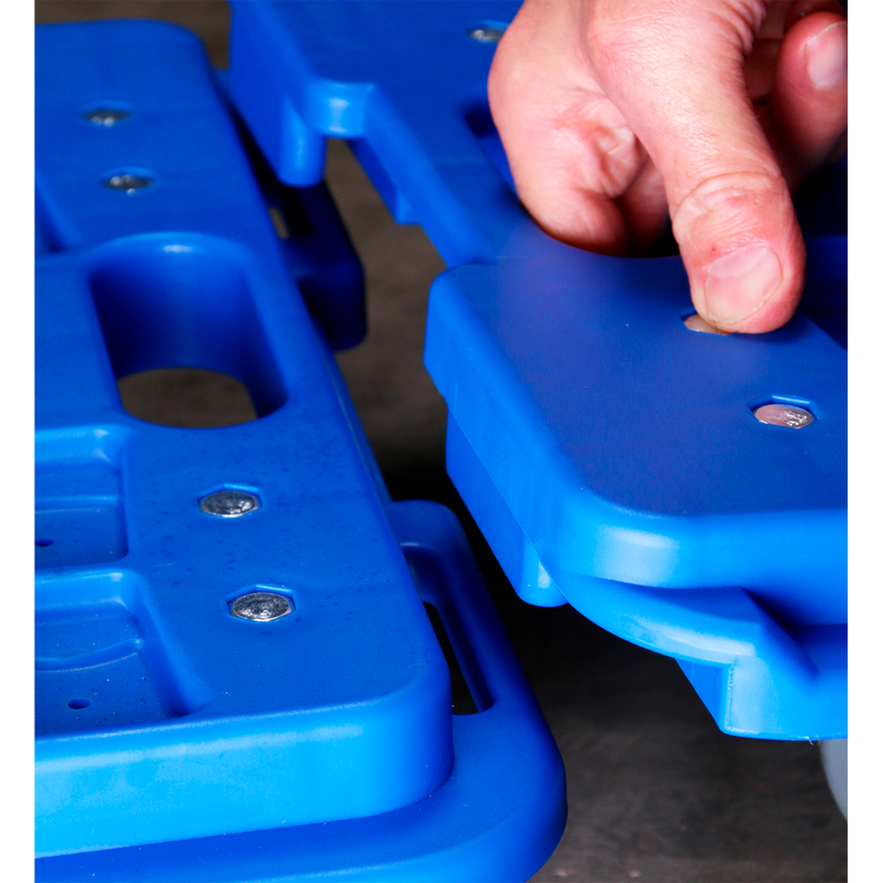 Interlocking Plastic Dolly 150kg Capacity | Pipe Manufacturers Ltd..