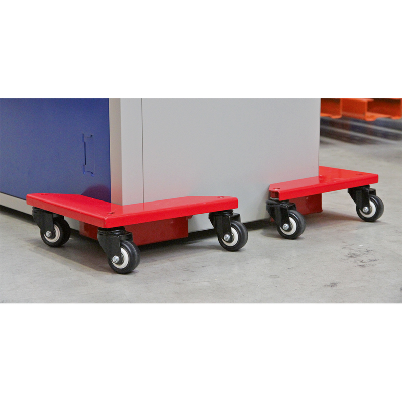 Corner Transport Dollies Set of 4 150kg Capacity | Pipe Manufacturers Ltd..