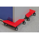 Corner Transport Dollies Set of 4 150kg Capacity | Pipe Manufacturers Ltd..