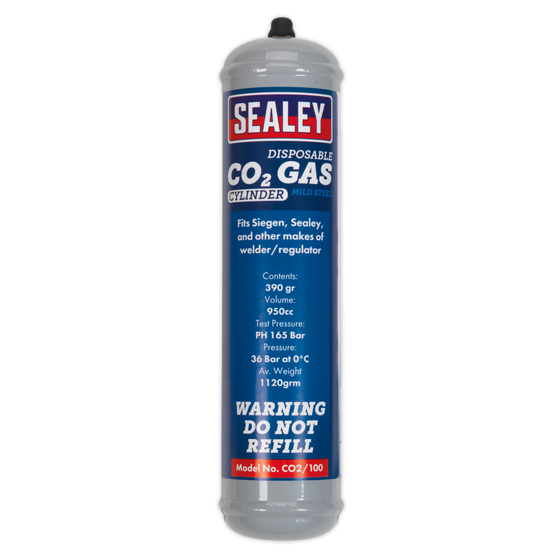 Gas Cylinder Disposable Carbon Dioxide 390g | Pipe Manufacturers Ltd..