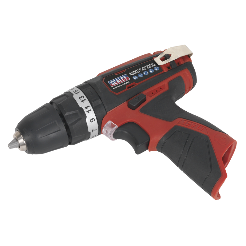 Cordless Hammer Drill/Driver ¯10mm 12V Li-ion - Body Only | Pipe Manufacturers Ltd..
