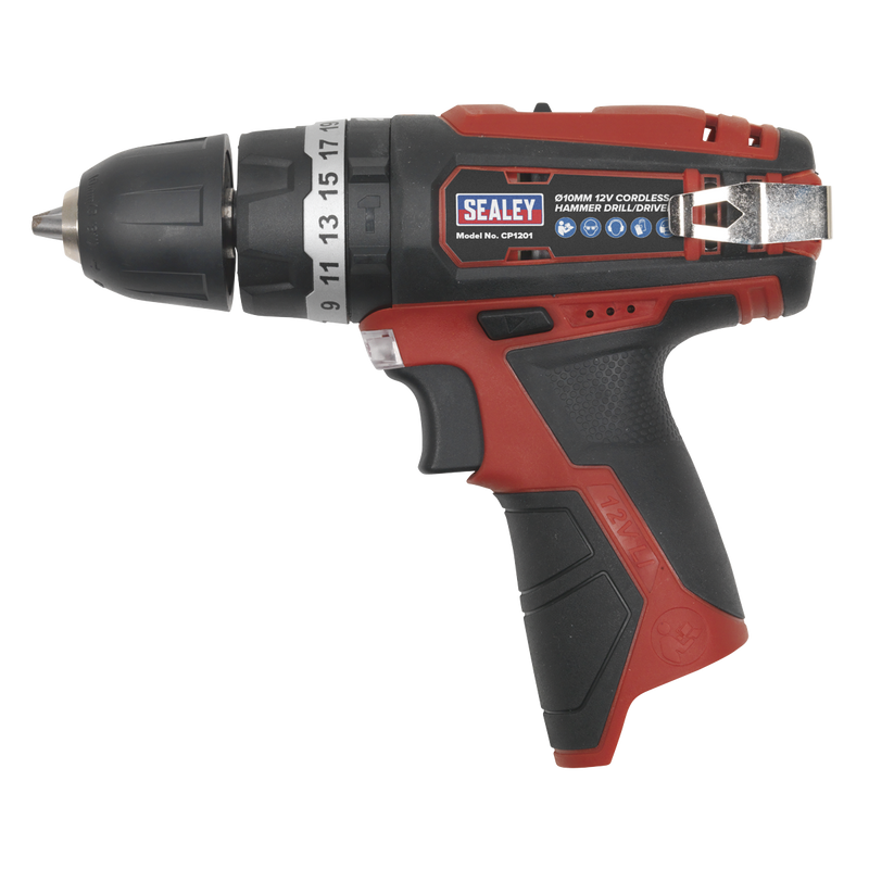 Cordless Hammer Drill/Driver ¯10mm 12V Li-ion - Body Only | Pipe Manufacturers Ltd..