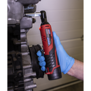 Ratchet Wrench Kit 3/8"Sq Drive 12V Li-ion - 2 Batteries | Pipe Manufacturers Ltd..