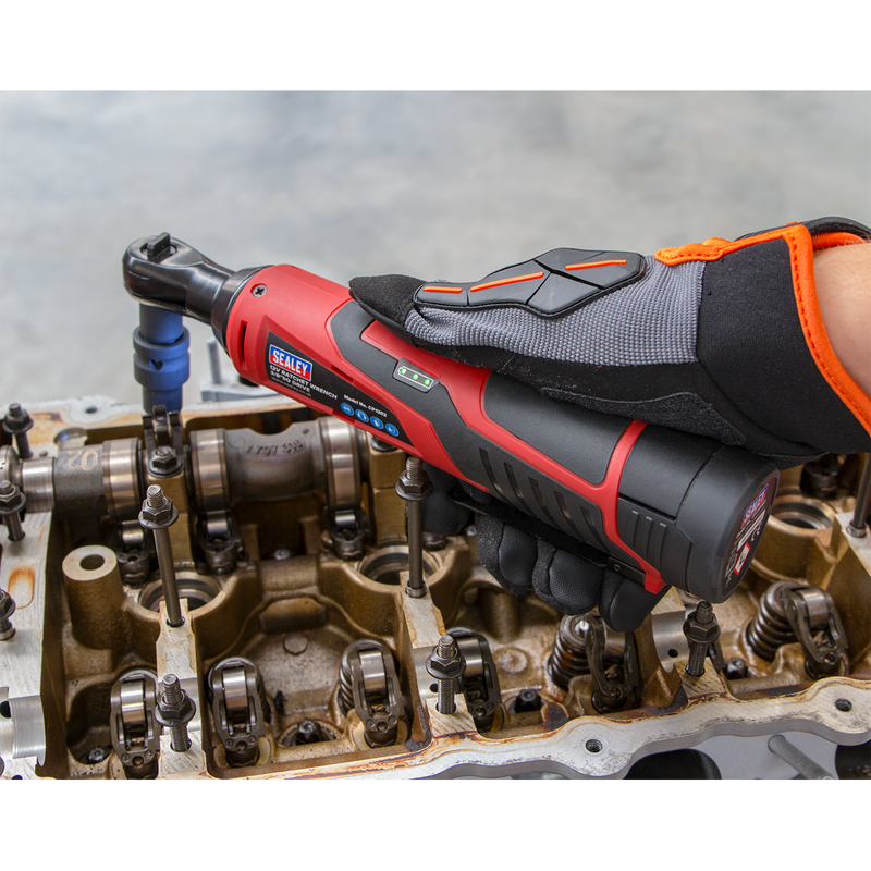 Ratchet Wrench Kit 3/8"Sq Drive 12V Li-ion - 2 Batteries | Pipe Manufacturers Ltd..