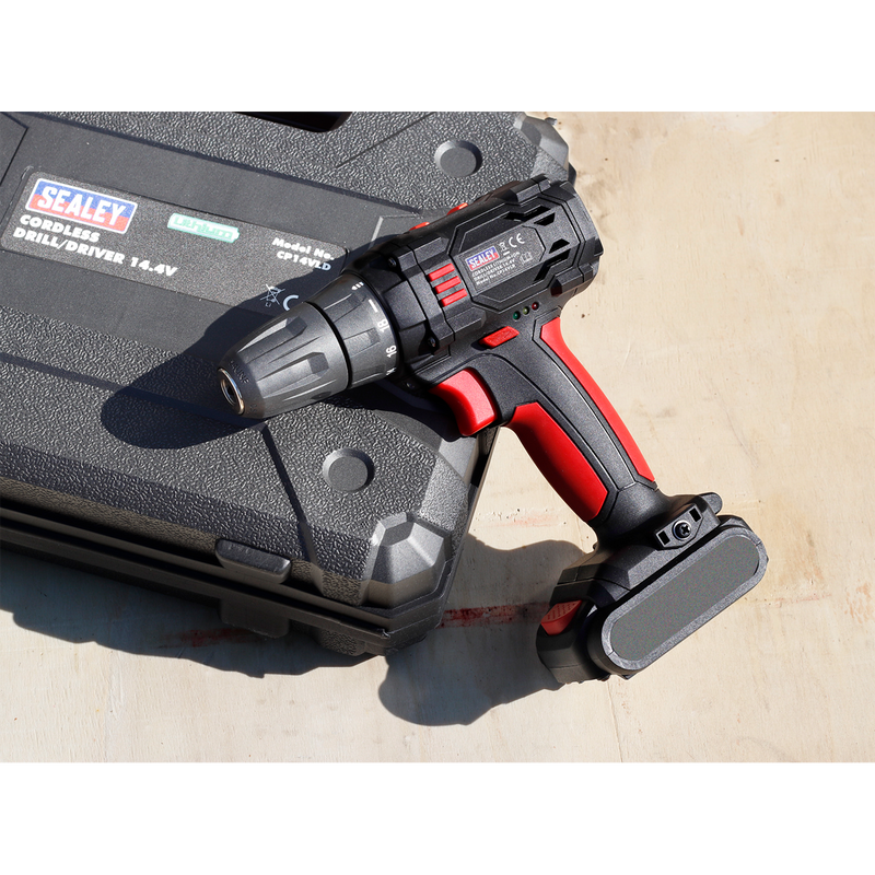 Cordless Drill/Driver ¯10mm 14.4V 1.3Ah Lithium-ion 2-Speed | Pipe Manufacturers Ltd..