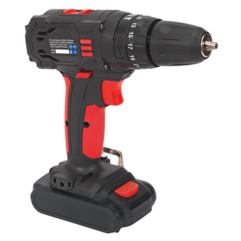 Cordless Hammer Drill/Driver ¯10mm 18V 1.5Ah Lithium-ion 2-Speed - Fast Charger | Pipe Manufacturers Ltd..
