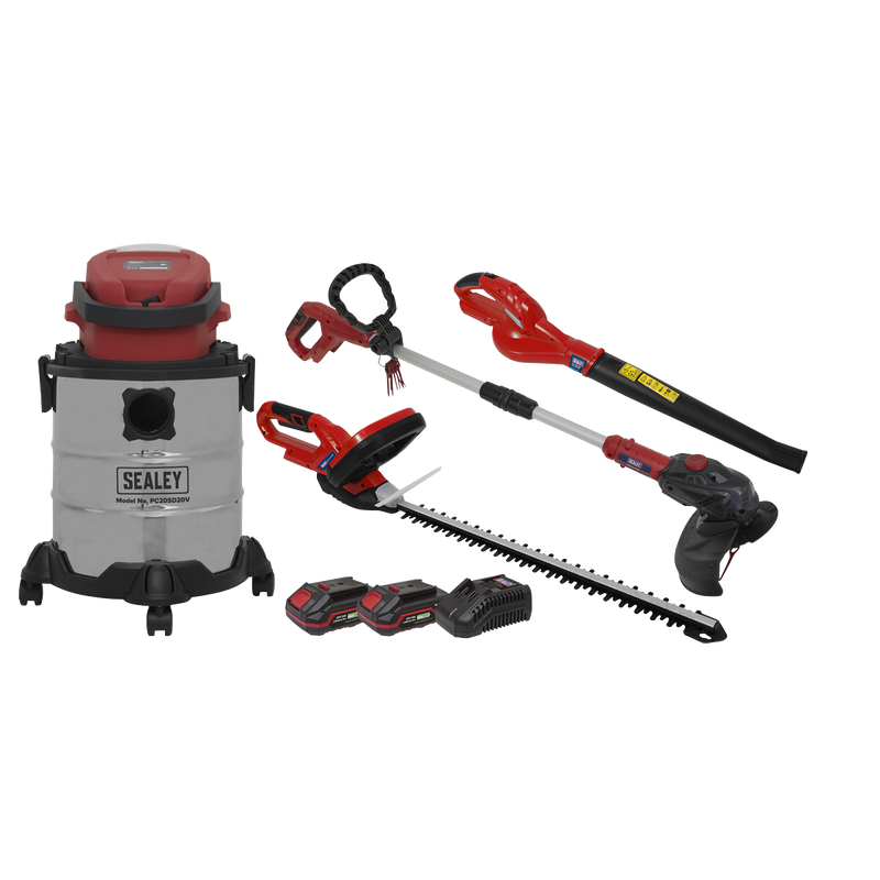 Garden Power Tool Kit 20V - 2 Batteries | Pipe Manufacturers Ltd..