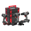 Brushless Tool Combo 4 x 20V - 2 Batteries | Pipe Manufacturers Ltd..