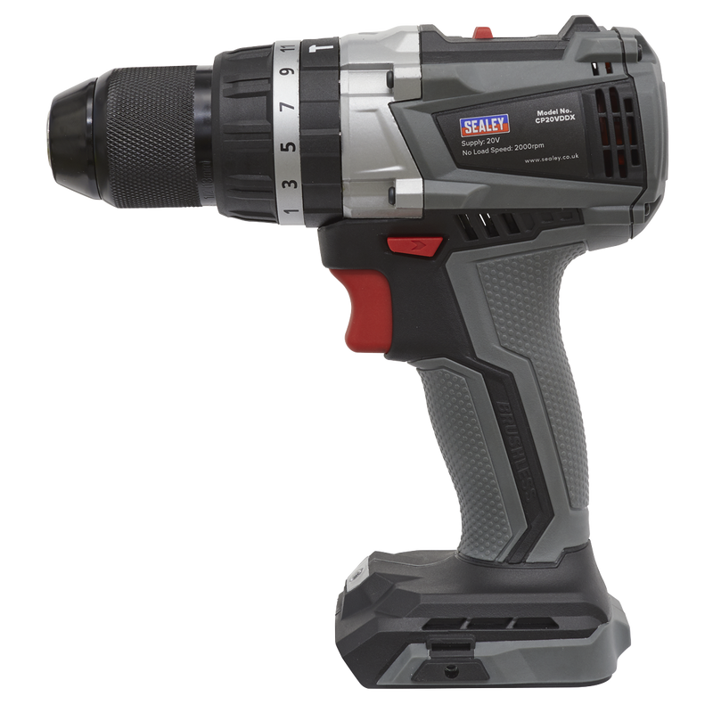 Brushless Hammer Drill/Driver ¯13mm 20V - Body Only | Pipe Manufacturers Ltd..