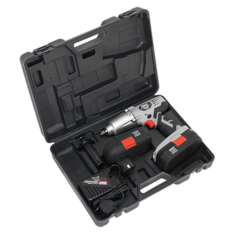 Cordless Impact Wrench 26V 3Ah Lithium-ion 1/2"Sq Drive 335lb.ft | Pipe Manufacturers Ltd..