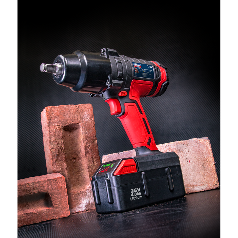 Cordless Impact Wrench 26V Lithium-ion 3/4"Sq Drive 816Nm | Pipe Manufacturers Ltd..