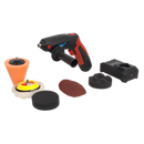 Cordless Mini Sander/Polisher Kit ¯75mm 12V Lithium-ion | Pipe Manufacturers Ltd..