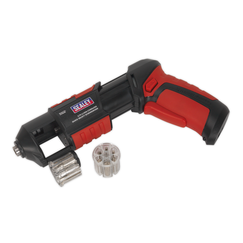Cordless Screwdriver Quick Select 14pc 3.7V Lithium-ion USB | Pipe Manufacturers Ltd..