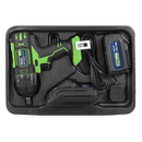 Cordless Impact Wrench 18V 3Ah Li-ion 1/2"Sq Drive Hi-Vis | Pipe Manufacturers Ltd..